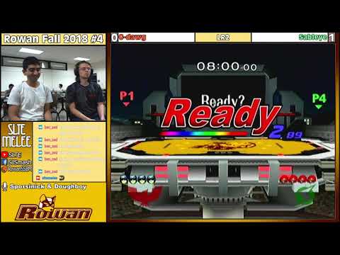 Rowan Fall 2018 #4: Gdawg (Mario, Falcon) Vs. Sableye (Samus) - LR2