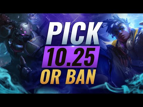 OP PICK or BAN: BEST Builds & Picks For EVERY Role - League of Legends Patch 10.25