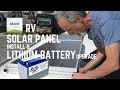 ep 196 rv solar panel install lithium battery upgrade diy how to