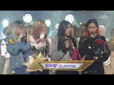 160911 BLACKPINK's WHISTLE No. 1 @ Inkigayo