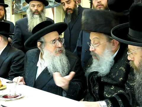 Sanz Klausenburg Rebbe In A Conversation