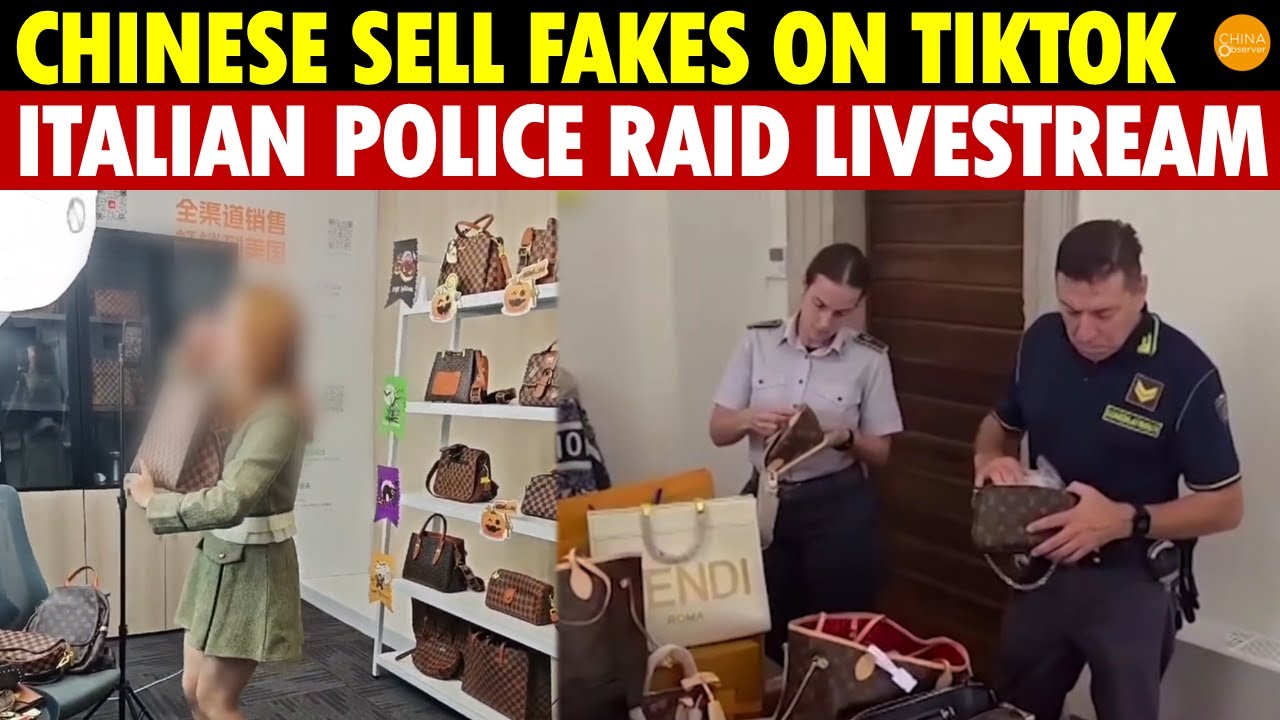 Made-in-China Fake Goods Crushed! Sold in Italy, Seized by Italian Police