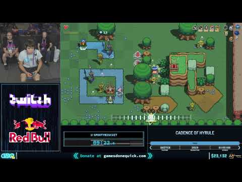 Cadence of Hyrule by SpootyBiscuit in 31:17 - GDQx 2019