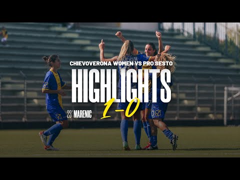 HIGHLIGHTS | CHIEVO VERONA WOMEN 1 - 0 PRO SESTO ⚽💛💙