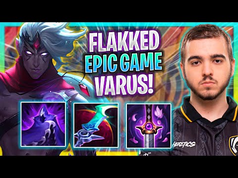 FLAKKED EPIC GAME WITH VARUS! | TH Flakked Plays Varus ADC vs Karthus! | Season 2023