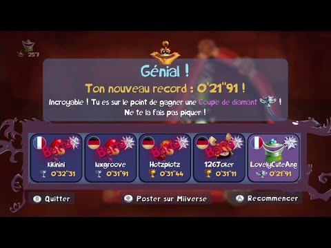Rayman Legends Wii U The Dojo 21"91 Daily Extreme Challenge 24/04/22
