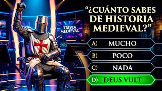 TRIVIAL HISTÓRICO 3 🚨 ¿Cuánto SABES de la EDAD MEDIA? 🚨 Test de preguntas de Historia Medieval 🚨