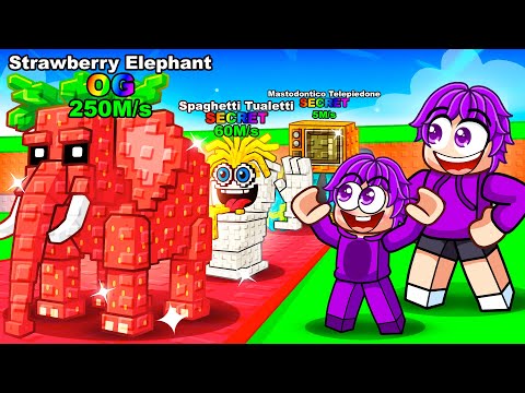 Giving Baby Dash INFINITE LUCK To Get NEW OG SECRETS in Steal a Brainrot...