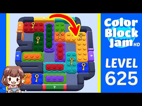 Color Block Jam Level 625 Solution Walkthrough