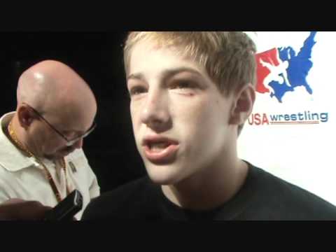 Interview with Gannon Volk (MN), Cadet Nationals freestyle 91 lbs. champion