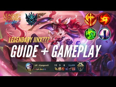 LEGENDARY Jinx Build??? Watch this Jinx Guide & Gameplay - League of Legends: Wild Rift