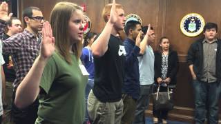 Kevin Prieto Us Army swear in