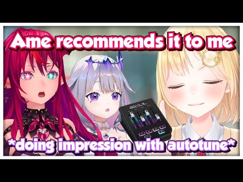 IRyS Talks About Ame Recommending GoXLR and Trying the Autotune Feature with Biboo