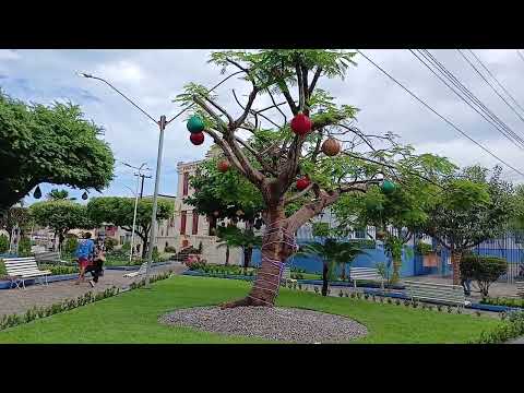 A praça  principal da cidade de  Tutoia MA.