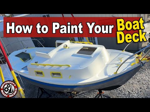 How to Paint Your Boat Deck |Sailboat Restoration (Ep106)