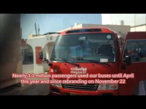 Crescente rede de ônibus de Omã Mascate