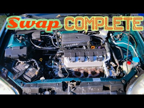 2001 - 2005 Honda Civic D17A1 Engine install
