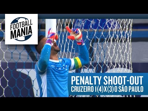 Cruzeiro 1(4)-(3) 0 São Paulo - Penalty Shoot-out