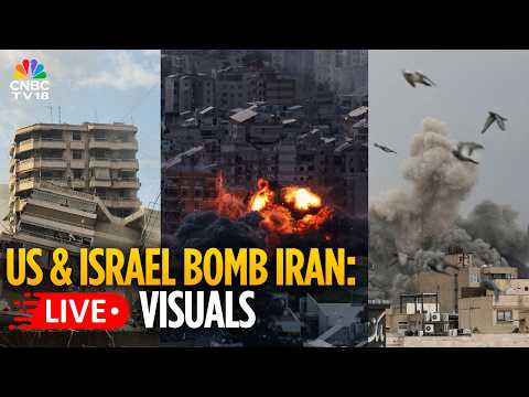 IRAN WAR LIVE VISUALS: US Bombs Missiles On Tehran | Donald Trump | US Israel War | N18G