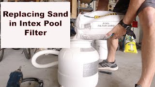 Changing the Sand in my Intex Pool Sand Filter
