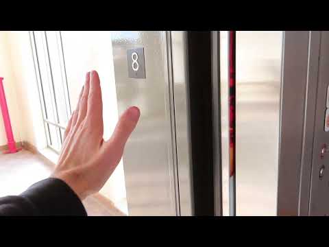 Amazing motor!  Montgomery traction elevator (West) at Que Place Garage, Lincoln NE