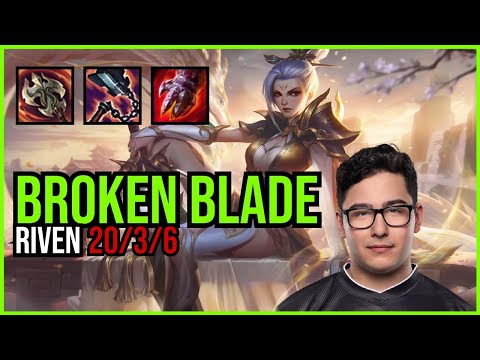 BROKEN BLADE - RIVEN vs CAMILLE Top - EUW Grandmaster - Patch 11.3
