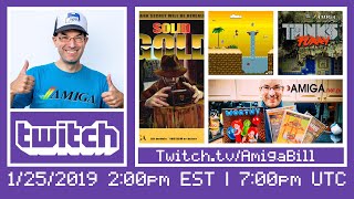 1/30/2019 More Unboxing Commodore Amiga Games & Playing Them With Viewers!