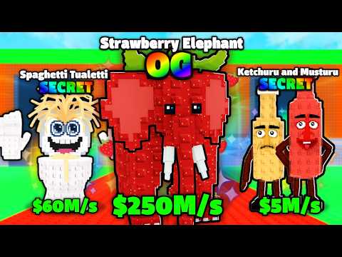 I Unlocked ALL NEW OG Rarity Update BRAINROTS in Steal A Brainrot!