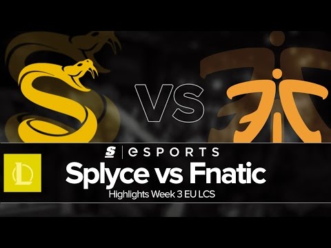 Highlights: SPY vs FNC (EU LCS Summer W3D2 Full Series)