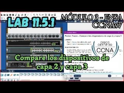 11.5.1 Packet tracer - Comparar dispositivos de Capa 2 y Capa 3 (Resolucion)