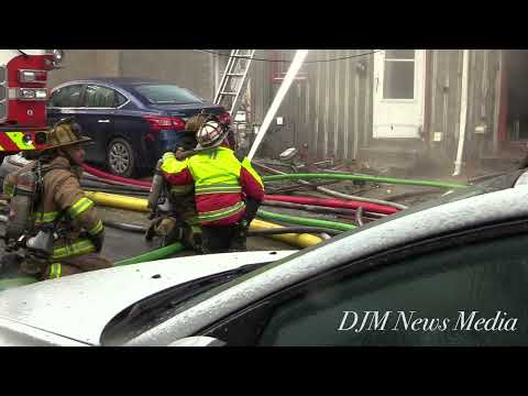 1-29-22 Harrisburg, PA - 600 Block of Dauphin St, 2 Alarm Building Fire