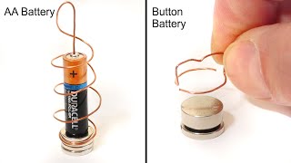DIY Button Battery Homopolar Motor - Science Exper