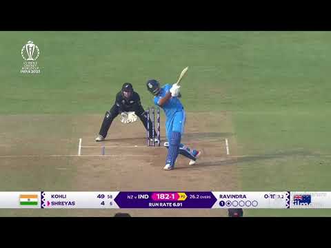 Intense Battle in ICC T20 World Cup Semi-Final: India vs New Zealand Highlights2023
