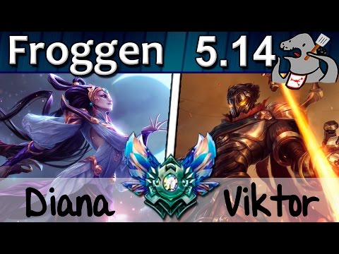 Froggen - Diana vs Viktor - Mid - Diamond S5 | 196