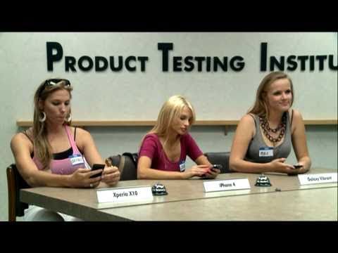 Modelky testují chytré telefony