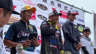 樫内利政 撮影　3位と2位