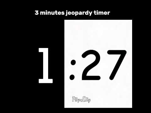 (Most popular video) 3 minutes jeopardy timer