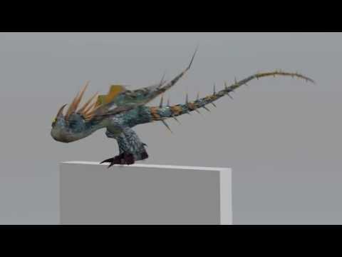 Deadly Nadder Animation Test (Blender Animation)