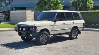 Video Thumbnail for 1988 Land Rover Range Rover