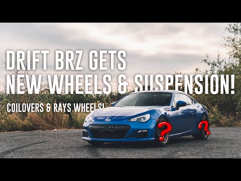 DRIFT BRZ GETS NEW WHEELS AND SUSPENSION!