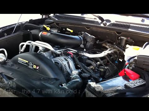 08 Dodge Dakota K&N Cold Air Intake Before & After