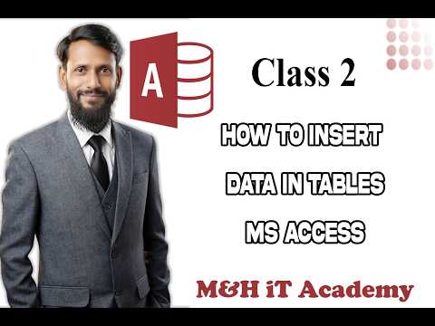 MS Access Tutorial for Beginners Class 17 How to Import Excel File into Access