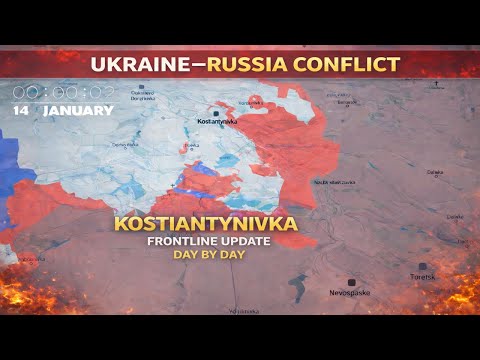 Ukraine–Russia Conflict | Kostiantynivka Frontline Update – Day by Day  (DEC 1 – JAN 19)2026