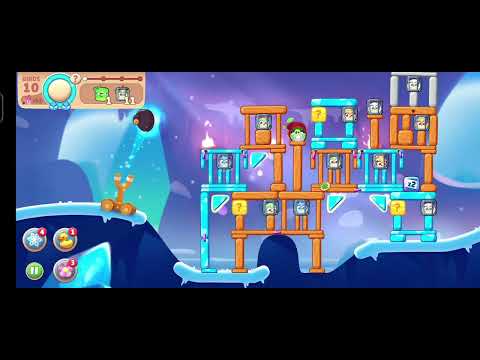 @AngryBirds  land 7 angrybird Icy Caverns cross level 1717 to 1730 V#517 #gameplay #nocopyright