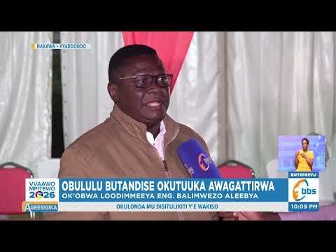 Obululu Butandise Okutuuka mu Kifo Webugattirwa mu Kampala, Eng. Balimwezo Akyaleebya Banne