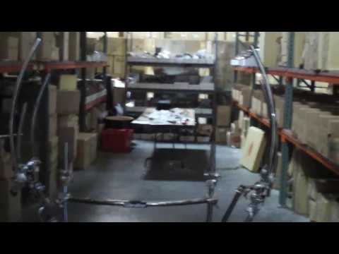 Tris Imboden: New custom drum rack set up