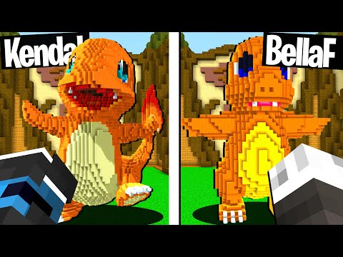 KENDAL VS BELLAFACCIA NELLE BUILD BATTLE - MINECRAFT ITA