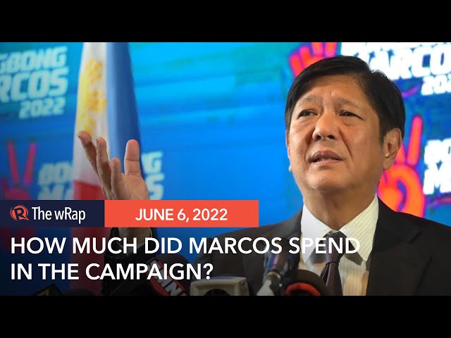 Marcos Jr. declares P623-million expenditure in presidential campaign