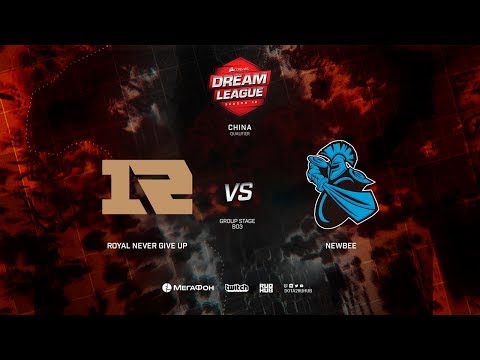 Royal Never Give Up vs Newbee , DreamLeague Minor Qualifiers CN,bo3, game 1 [Eiritel and Jam]
