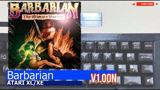 Atari XL/XE -=Barbarian=- v1.00N